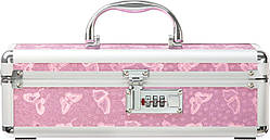 Кейс для зберігання секс-іграшок BMS Factory - The Toy Chest Lokable Vibrator Case Pink з кодовим за SO5563