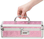 Кейс для зберігання секс-іграшок BMS Factory - The Toy Chest Lokable Vibrator Case Pink з кодовим за SO5563, фото 5