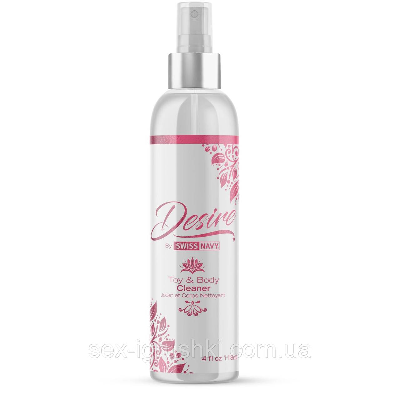 Розпродаж!!! Засіб для чищення Desire by Swiss Navy Toy & Body 118 мл (термін 03.11.2024) SO5648-R