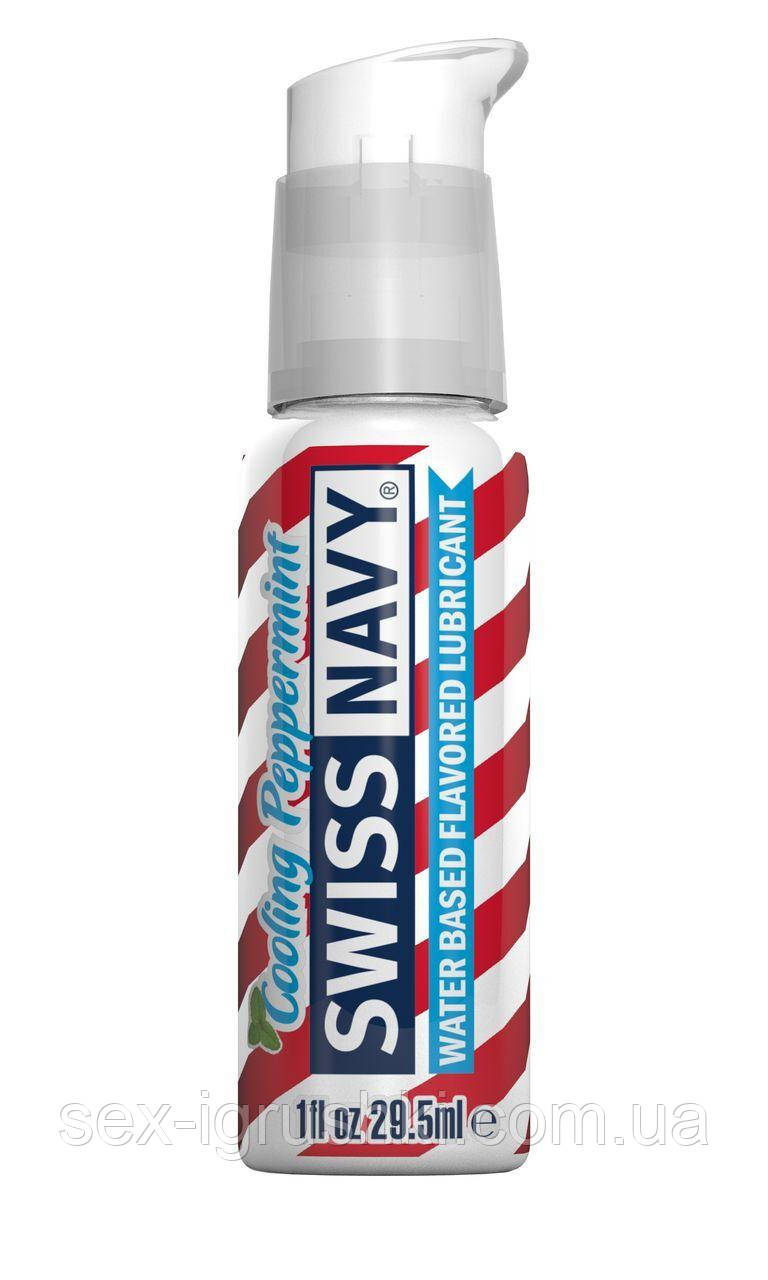 Розпродаж!!! Лубрикант на водній основі Swiss Navy Cooling Peppermint 29,5 мл (термін до 22.11.2024) SO5703-R
