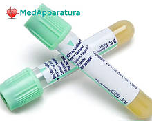 Пробірка BD Vacutainer PPT гель + Li-гепарин 16х100, 8 мл, уп. 100 шт.
