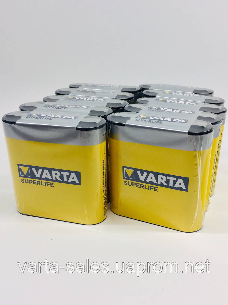 Батарейки VARTA 3R12 4.5V SUPERLIFE (вугільно-цинкові, сольові) 3R12P - фото 7 - id-p1374058