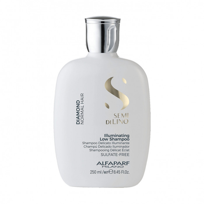 Шампунь для волос с микрокристаллами AlfaParf Semi Di Lino Diamond Illuminating Low Shampoo