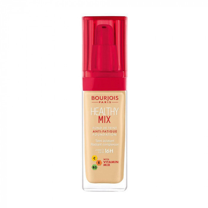 Тональная основа для лица Bourjois Healthy Mix Anti-Fatigue Foundation 16H с витаминами C, E, B5, 30 мл