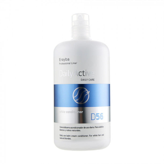 Кондиционер для седых и осветленных волос Erayba Daily Active D56 White Factor Conditioner, 1 л