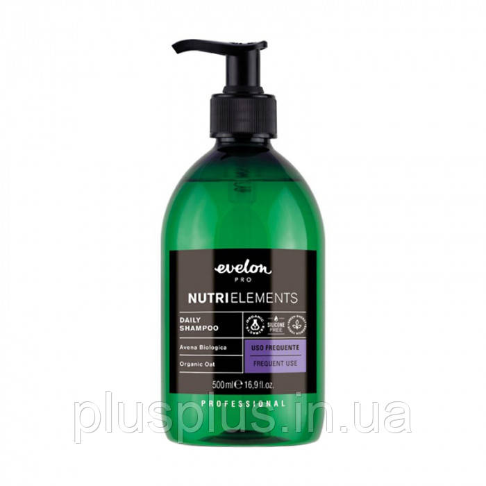 Шампунь для волос Evelon Pro Nutri Elements Daily Shampoo Органический овёс, 500 мл
