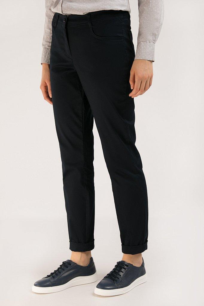 Звужені жіночі брюки Finn Flare S20-110105-101 темно-сині XS, фото 1