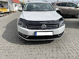 Дефлектор капоту, мухобойка Volkswagen Passat (B7) 2010-2015