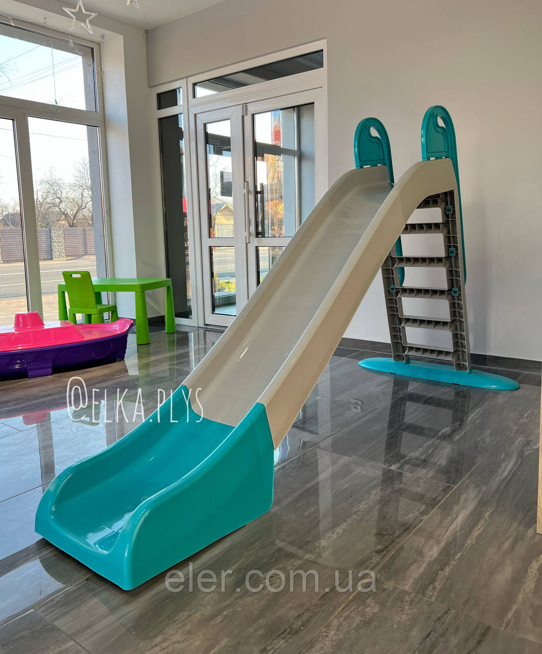 Велика дитяча гірка 2м 243см