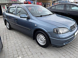 Дефлектори вікон (вітровики) Opel Astra G 1998 -> 5D Sedan 4 шт (HIC)