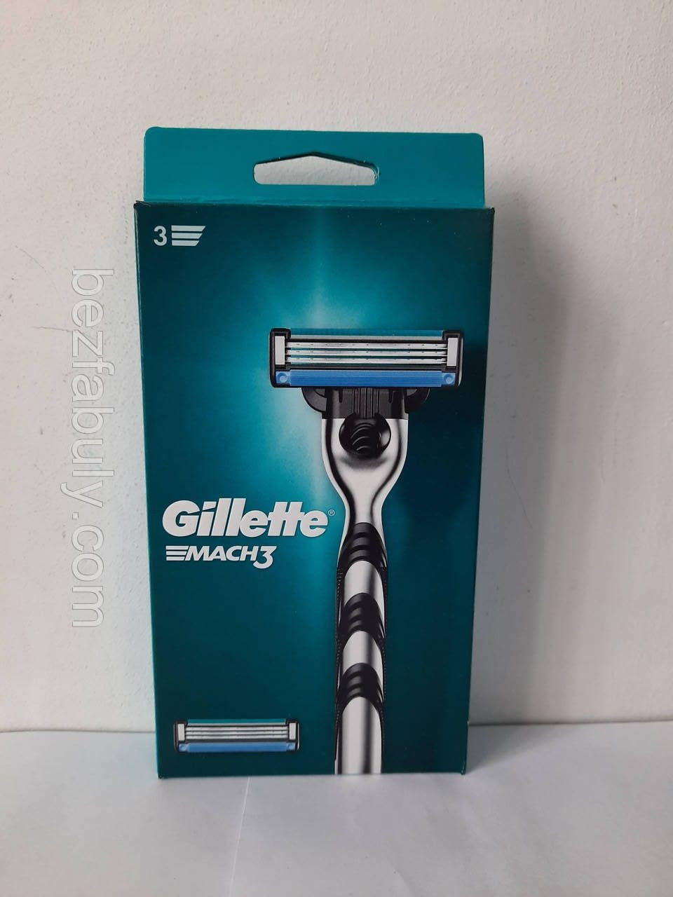 Станок для бритья мужской Gillette Mach 3 (Жиллет Бритва Мак 3 + 2 кассеты Оригинал) - фото 1 - id-p521116587