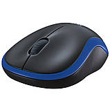 Мишка Logitech M185 blue (910-002239), фото 2