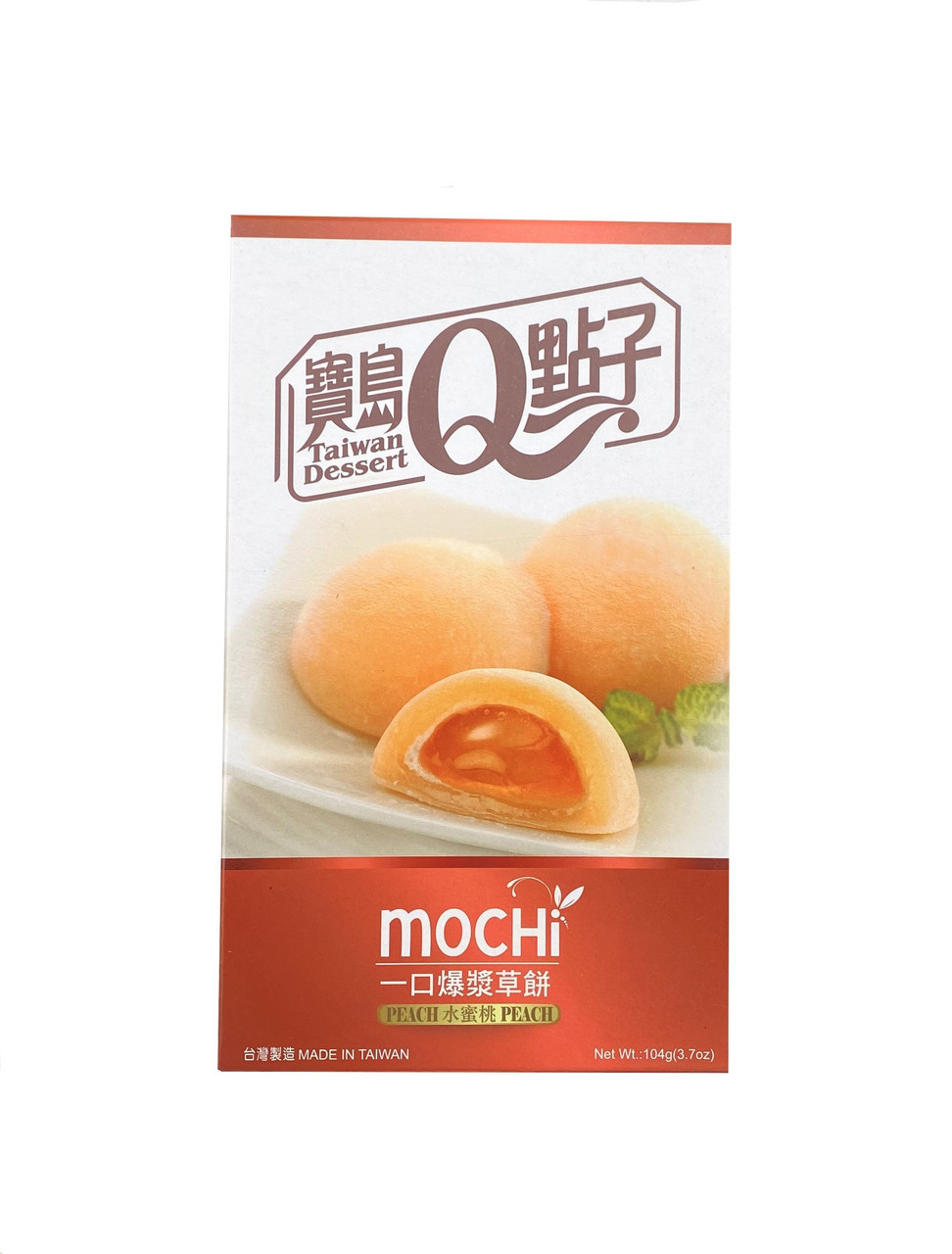Пирожное моти Peach TAIWAN DESSERT 104 г - фото 1 - id-p1599209913
