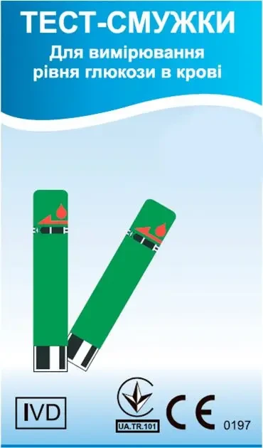 Тест-полоски EasyTouch, для Измерения Глюкозы в Крови, 25шт — Купить ...