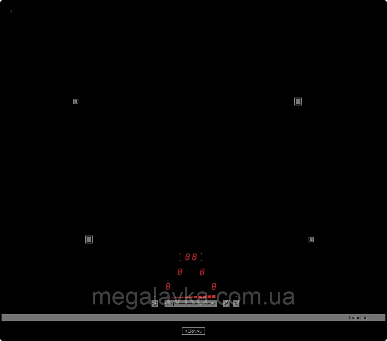 Індукційна варильна поверхня Kernau KIH 6414.1-4B — MegaLavka