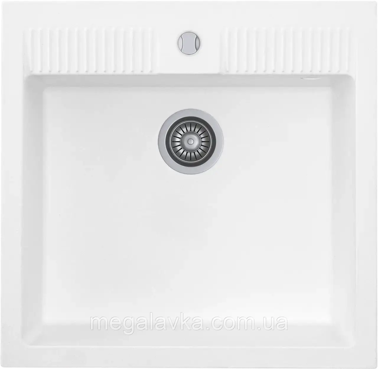 Кухонна мийка KERNAU KGS N 60 1B PURE WHITE — MegaLavka