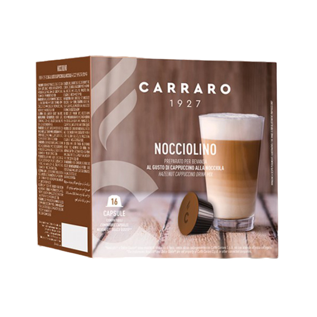 Кава в капсулах DG Carraro Nocciolino 16 шт.