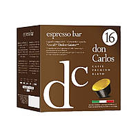 Кава в капсулах DG Carraro Don Carlos Espresso Bar 16 шт.
