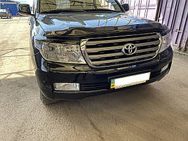 Дефлектор капоту (мухобійка) Toyota Land Cruiser 200 2008 -> (HIC)