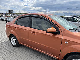 Дефлектори вікон (вітровики) Chevrolet Aveo 2006 -2012 Sedan Седан (HIC)