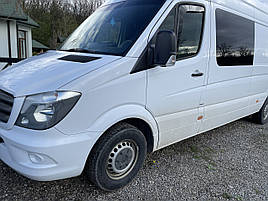 Дефлектори вікон (вітровики) Mercedes Sprinter/ Volkswagen Crafter 2006+ (вставні, 2 шт.) (HEKO)