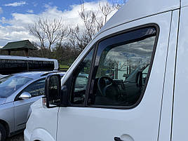 Дефлектори вікон (вітровики) Mercedes Sprinter/Volkswagen Crafter 2006-2018 (вставні, 2 шт.) (HEKO)