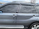 Дефлектори вікон (вітровики) BMW X5 E53 2000-2007 4D 4 шт (HIC), фото 2