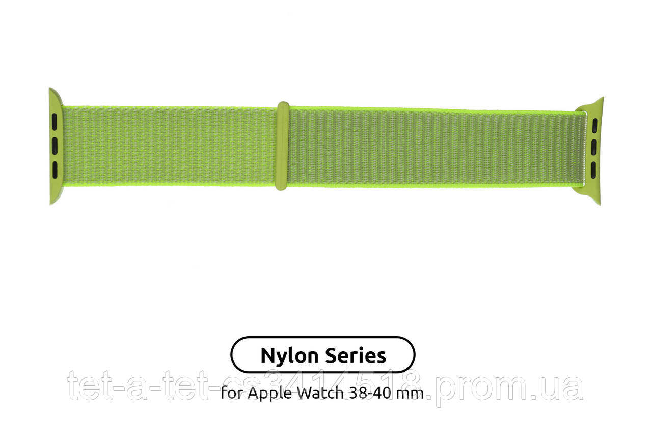 Ремешок ArmorStandart Nylon Band для Apple Watch 38mm/40mm Light Green (ARM57849)