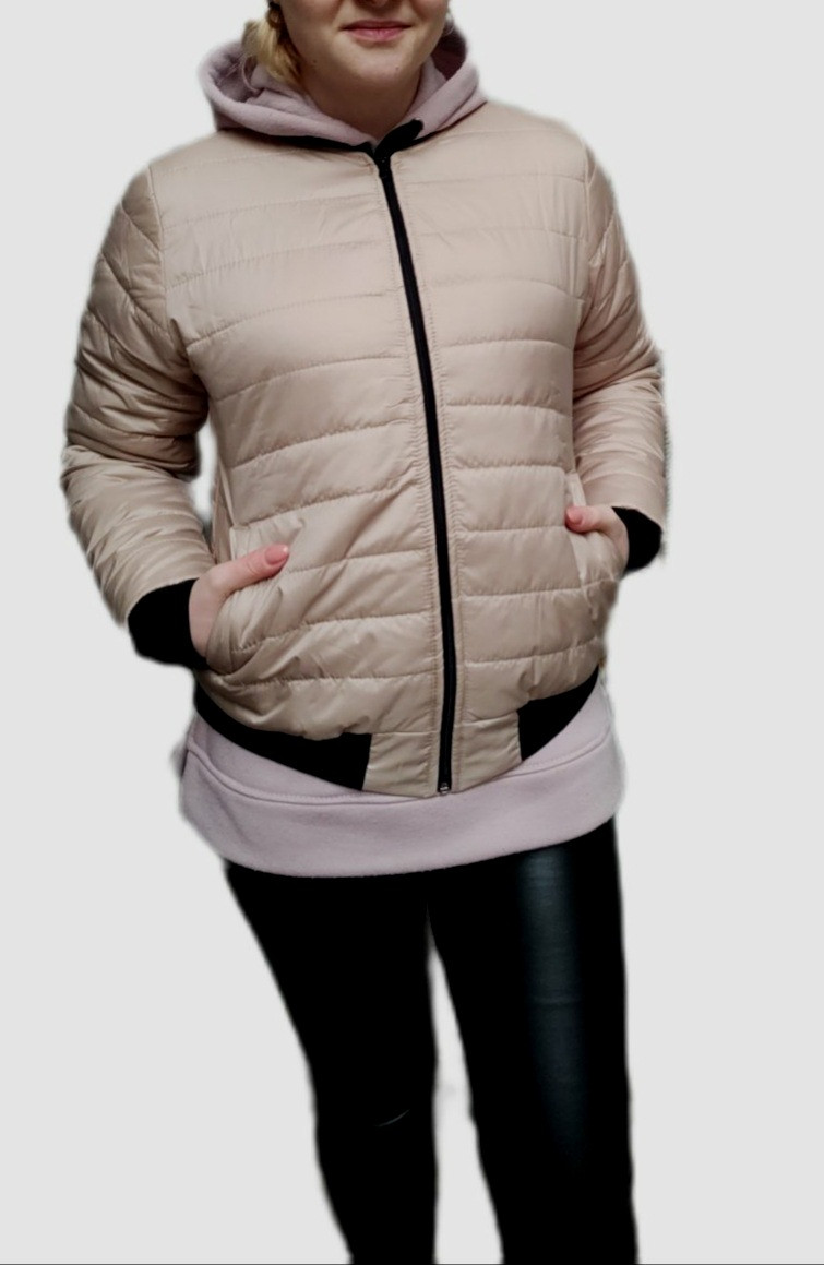 Модна молодіжна жіноча Куртка бомбер демісезон (42-44-46), доставка по Україні Укрпошта, НП, Джастин