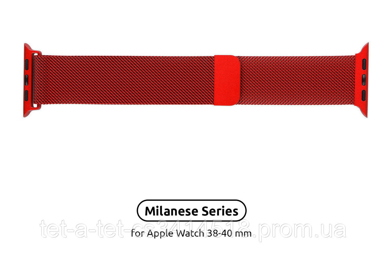 Ремешок ArmorStandart Milanese Loop Band для Apple Watch All Series 38-40mm Rose (ARM54389)