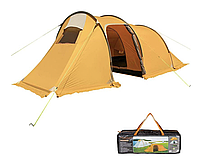 Палатка туристическая трехместная c тамбуром водонепроницаемая Mimir / Палатка на 3 человека для туризма