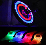 LED Велогабарит на спицю колеса мигалка моргалка підсвітка метелик, фото 3