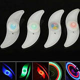 LED Велогабарит на спицю колеса мигалка моргалка підсвітка метелик, фото 4