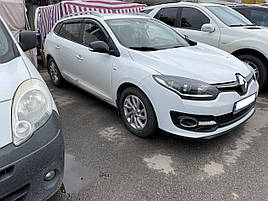 Дефлектори вікон (вітровики) Renault Megane III 2008 -> 5D Combi Grandtour універсал 4 шт (HIC)