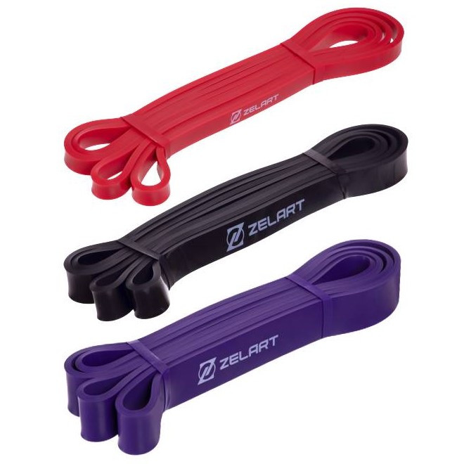 Набір еспандер-силові петлі Zelart Power Bands для підтягування, турніка і тренувань (FI-2606-1-2), фото 1