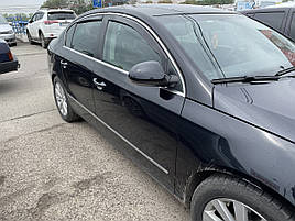 Дефлектори вікон (вітровики) Volkswagen Passat B6/В7 2005+ 4D Sedan (вставні, 4 шт.) (HEKO)