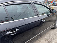 Дефлекторы окон (ветровики) VW Passat B6/В7 2005 -> 4D Sedan 4шт (Heko)