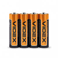 Батарейки солевые R06/AA 4 шт/уп. VIDEX (15/300)