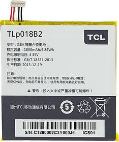 Акумулятор TLP018B2 для Alcatel 4024D, 4024X One Touch Pixi First