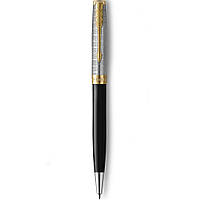 Ручка Parker шариковая SONNET 17 Metal & Black Lacquer GT BP (68132)