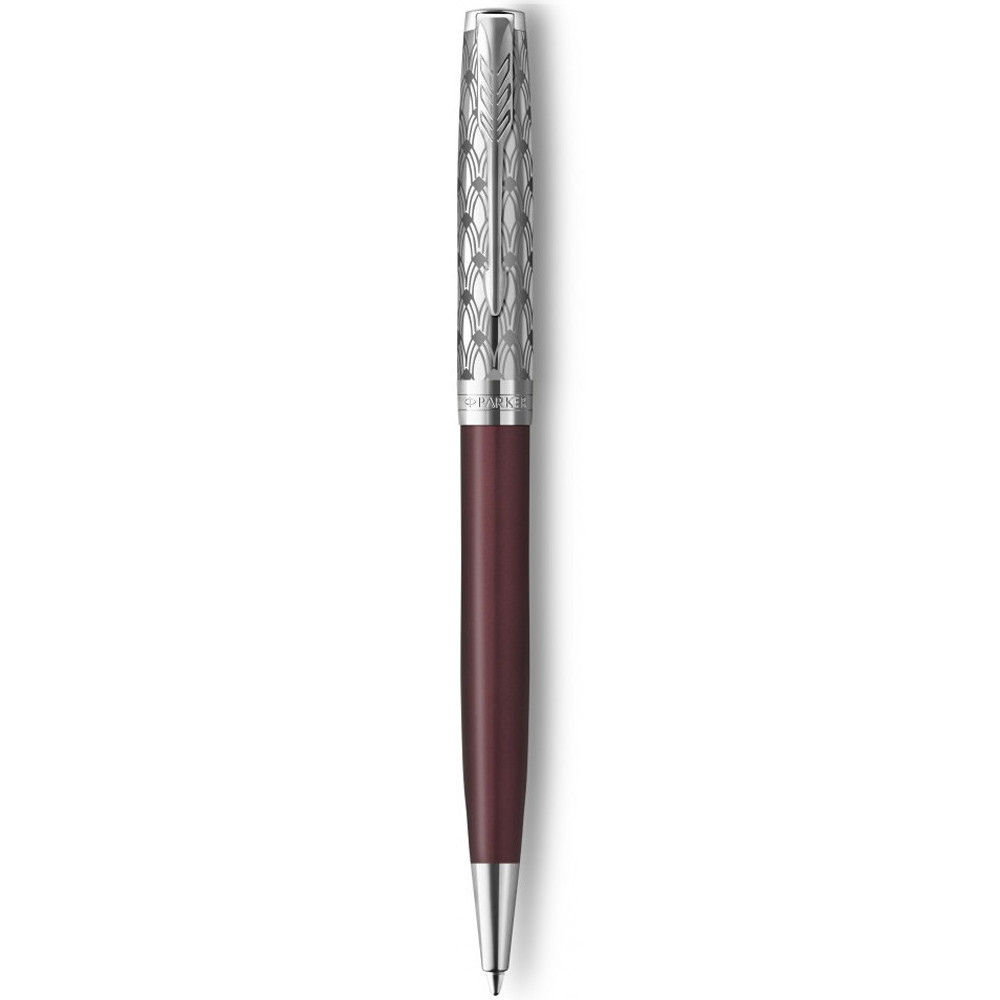 Ручка Parker кулькова SONNET 17 Metal & Red Lacquer CT BP (68332)