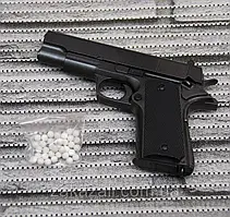 🔸 Дитячий пістолет ZM 04 іграшковий на пульках 6 мм (метал + пластиковий корпус) | Зброя для дітей