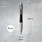 Ручка Parker кулькова URBAN 17 Muted Black CT BP (30135), фото 4