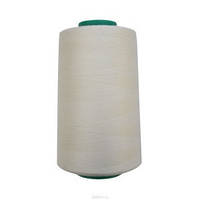 Нитка швейна (оверлок) 100% 40/2 бежево — молочний бобіна 4000 ярдів