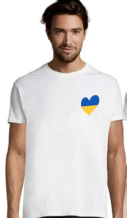 Футболка патріотична Україна біла, фото 2