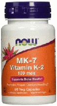 Вітамін К-2 Now Foods MK-7 Vitamin K-2 100mcg 60 vcaps