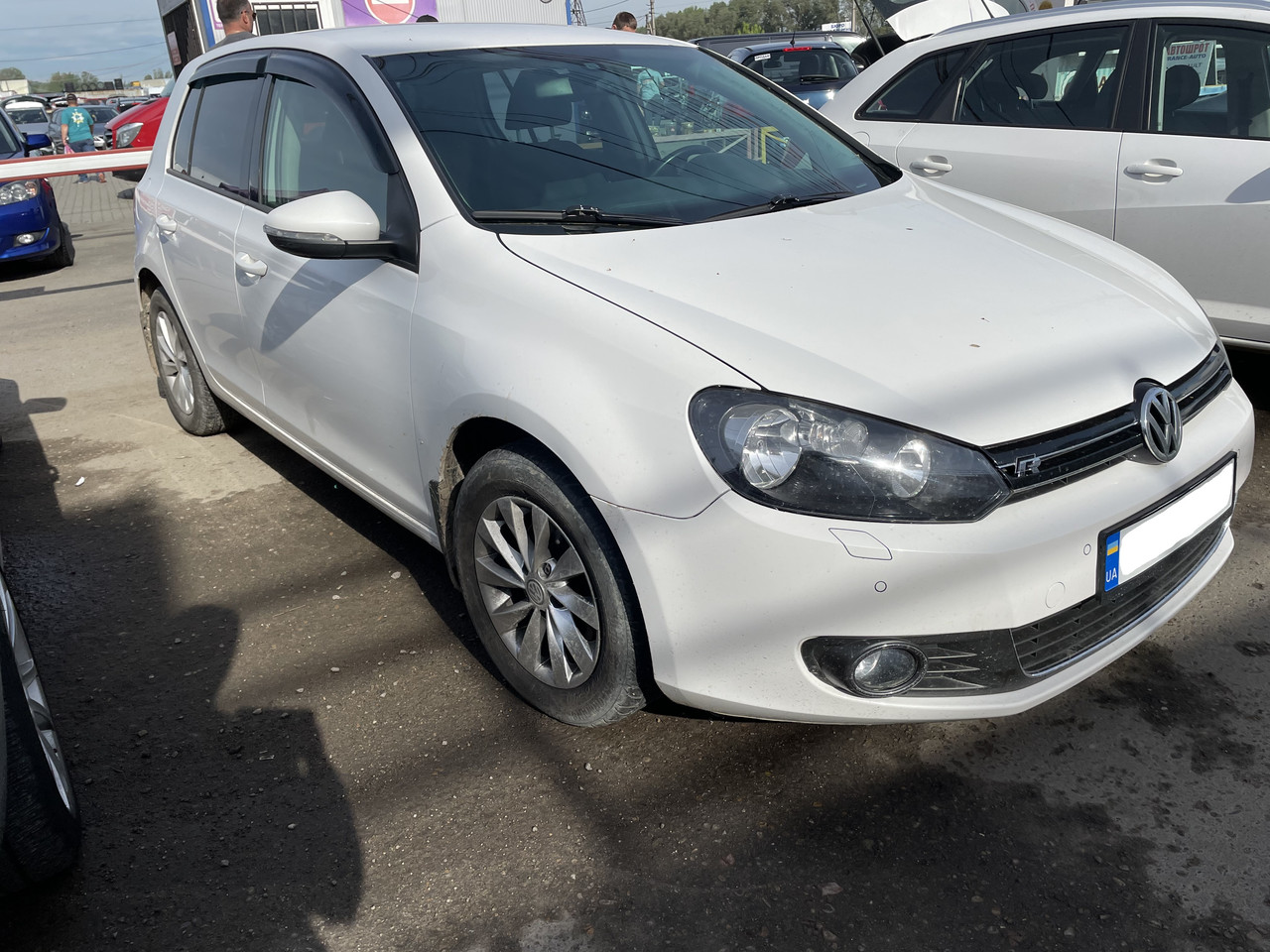 Дефлектори вікон (вітровики) VW Golf-6 2008-> 5D 4шт (HIC)