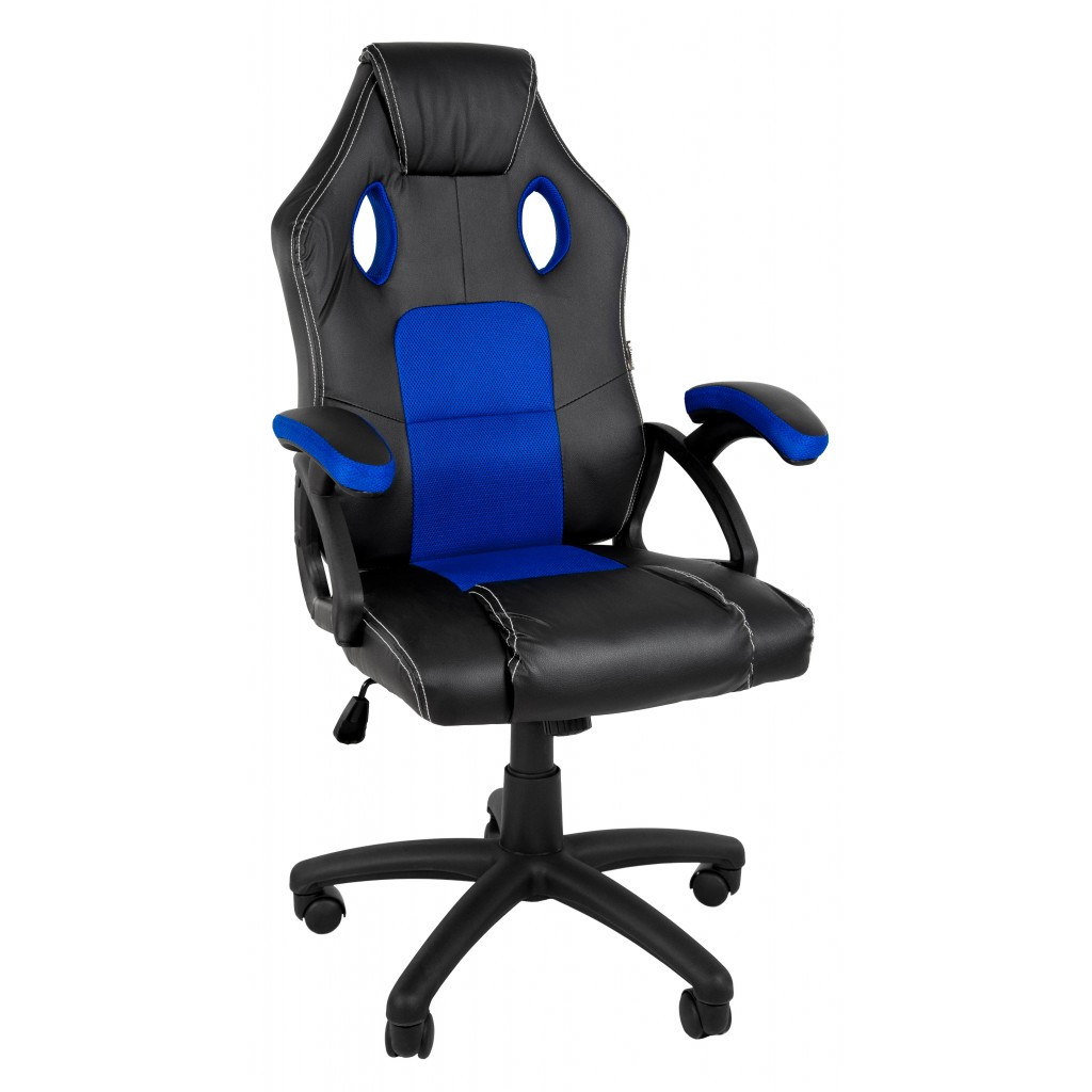 Крісло геймерське Bonro B-2022S синє ігрове комп’ютерне 40800109, фото 1