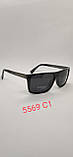 Сонцезахисні окуляри Porshe 5569 C1 Чорні, фото 3