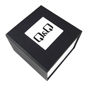 Чорна подарункова коробка Q&Q для наручного годинника